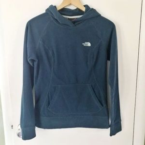 The North Face Womens Hoodie Size S Blue Long Sleeve Sweatshirt Top